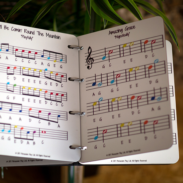 Music Book (Four Music Sheets/8 Songs)