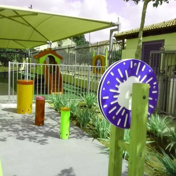 Israeli Special Needs School Install Sunny Music Garden, Kfar Saba, Israel