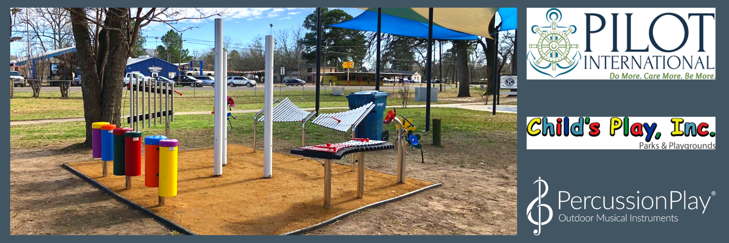 New Inclusive Music Park Created Thanks To Pilot Club, Quitman, Texas