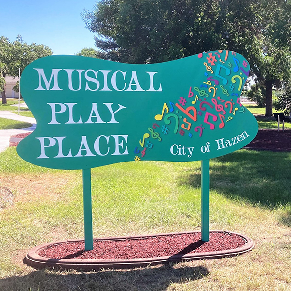 Celebrating the Arts through Music and Chalk, Hazen, North Dakota