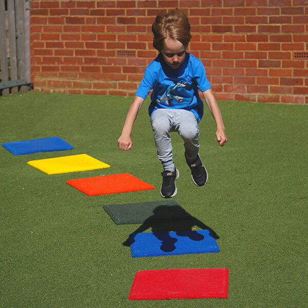 Stepping Stones - Set of 6 (Young Boy jumping)