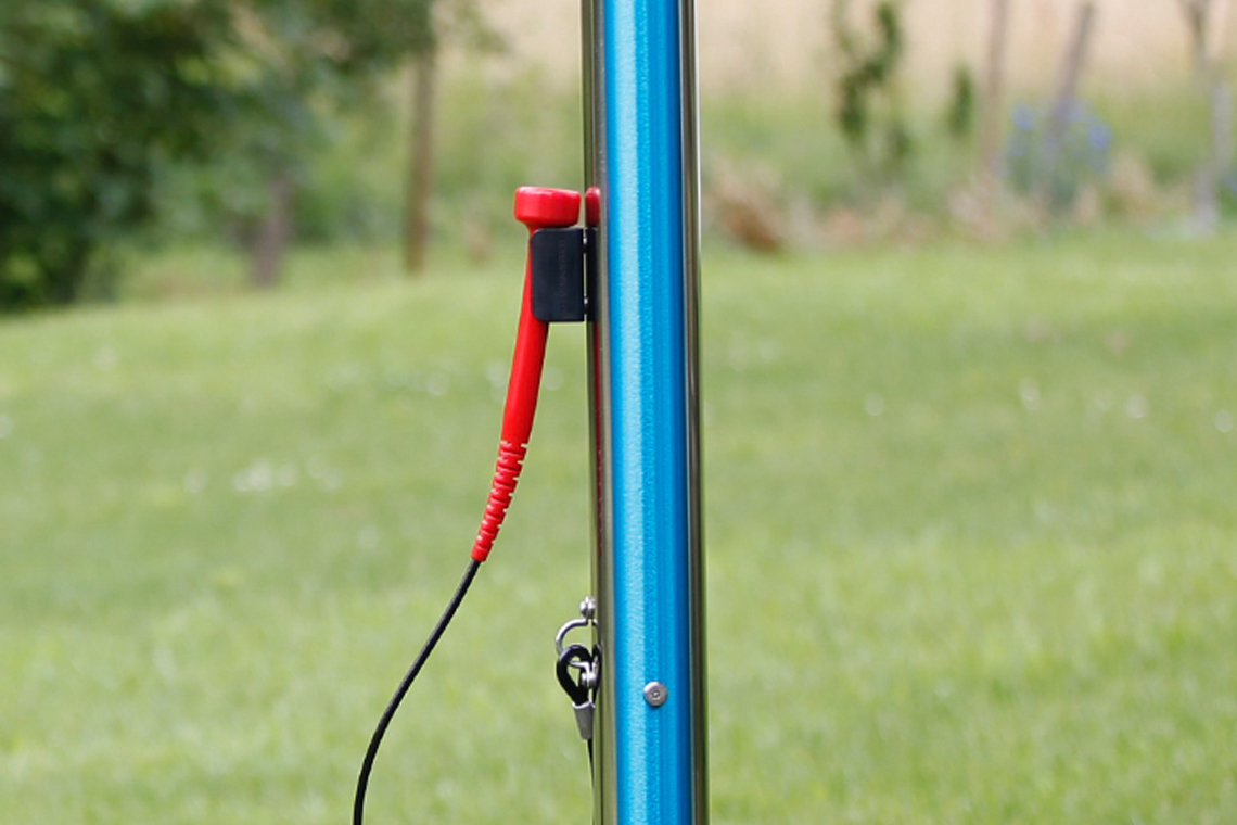 Bluecolored rainbow eco chime from Percussion Play in their Calypso Chime Eco range 